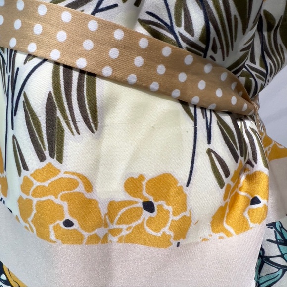 NWT NURTURE Mid-length Belted Dress, Satin-silk feel Sleeveless Dress Size L - Picture 9 of 16